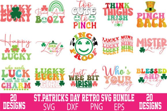 Download St.patrick's Day Retro Svg Bundle - Premium Resources