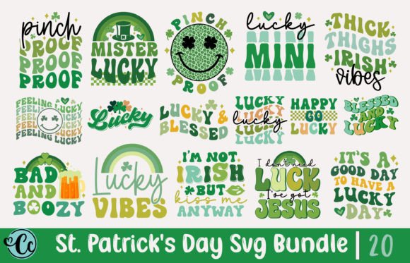 Download St Patrick's Retro Day Svg Bundle - Premium Resources